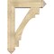 Ekena Millwork Merced Arts and Crafts Rough Sawn Bracket w/ Offset Brace, Douglas Fir, 8"W x 32"D x 44"H BKT0806X32X44MRC03RDF - alternate 4